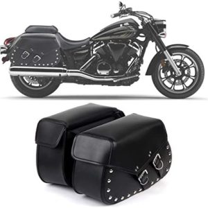 Motorcycle Leather Saddle Bags